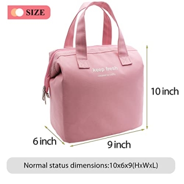 Mziart Insulated Lunch Bag Chic & Durable for All