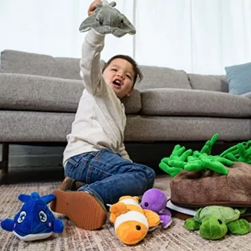 Prextex Plush Sea Animals for Kids | Soft Toy Set