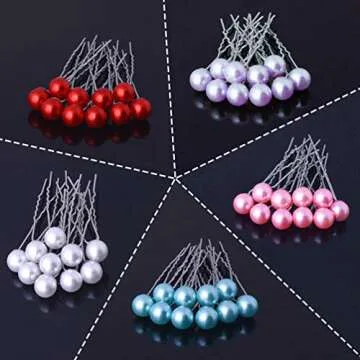 Elegant KINGMAS Pearl Hair Pins for Brides and More