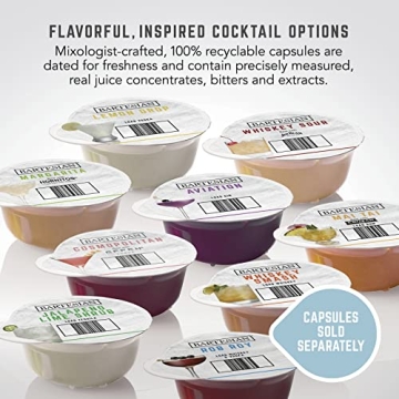 Bartesian Duet Cocktail Machine with 2 Glass Spirit Bottles