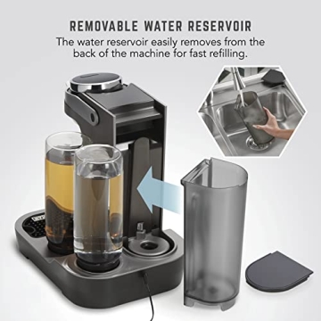 Bartesian Duet Cocktail Machine with 2 Glass Spirit Bottles