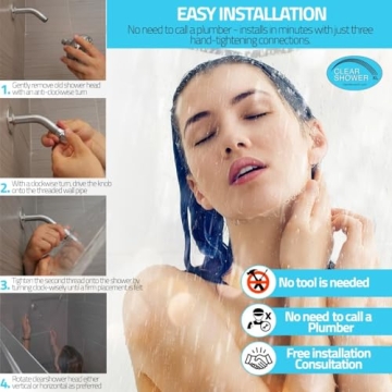 Discover the Clear Shower XL - Large Acrylic Shower Head
