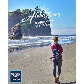 AlphaBeing Inflatable Lounger Beach Chair Accessories, Air Sofa Hammock Inflatable Couch for Camping...