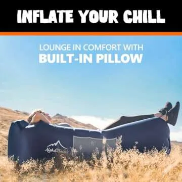 AlphaBeing Inflatable Lounger for Beach Camping Relaxation