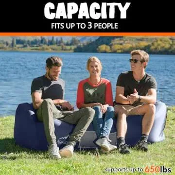 AlphaBeing Inflatable Lounger for Beach Camping Relaxation