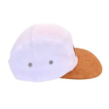 KYD Crew Toddler Hats Boys Age 2-4, Toddler Trucker Hats, Kids Snapback Hats with Adjustable Snapback, Toddler Caps for Boys Girls 49cm - Beachy Blue, White Sand, 18-4T