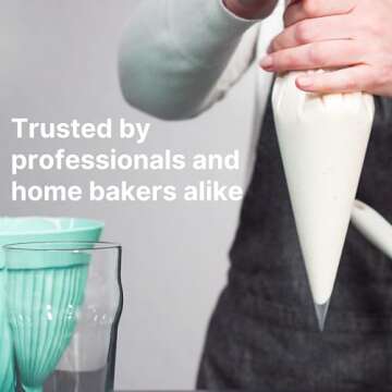 Disposable Tipless Piping Bags for Bakers - 18"