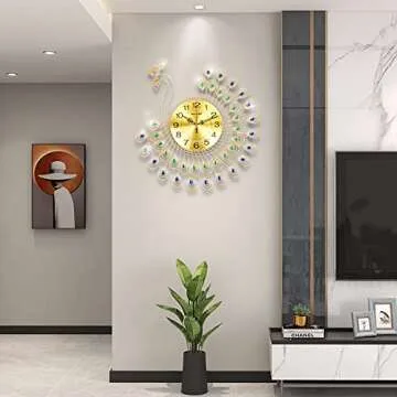 Stylish NEOTEND 20.8 Inch Wall Clock for Modern Decor