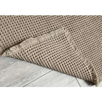 Ultra Soft SHIMOH Waffle Bath Mat - Non-Slip & Machine Washable