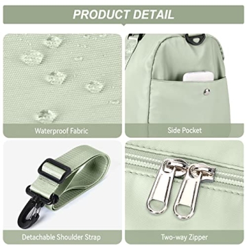 Stylish Travel Duffel Bag with Wet Pocket & Shoe Compartment