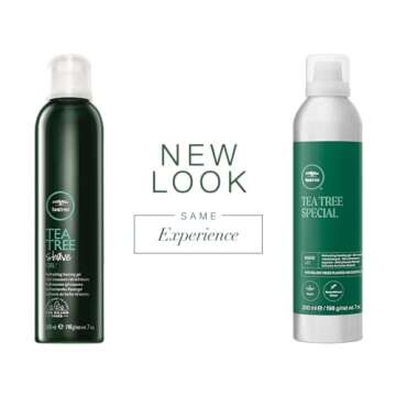 Tea Tree Shave Gel, Refreshing Foaming Gel, For All Skin Types, 7 oz.