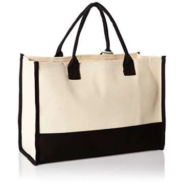 Mud Pie Canvas Tote Bag (G)—Stylish & Durable Gift