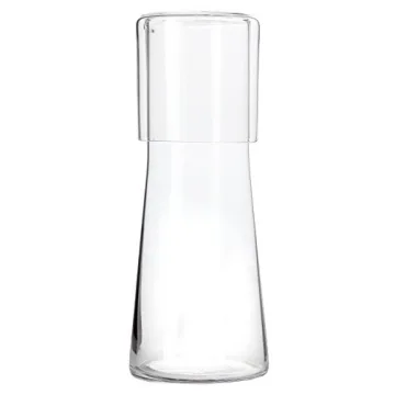 Lily's Home Stylish Bedside Carafe with Tumbler Glass