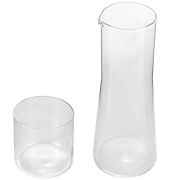 Lily's Home Stylish Bedside Carafe with Tumbler Glass