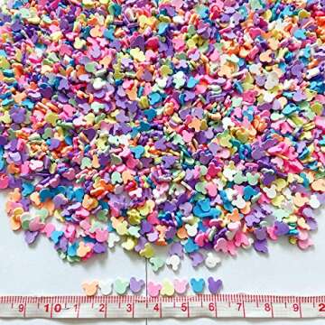 EHOPE Fake Sprinkles for Nail Art & DIY Crafts - 50g