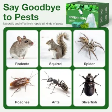 Peppermint Oil Mouse Rodent Repellent - Family Safe 25 Pack