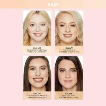 Too Faced Born This Way Natural Finish Longwear Liquid Foundation | Medium-To-Full Coverage | Hydrating + Oil Free, 1 Fl Oz, Ivory