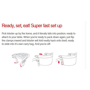 phil&teds Lobster Portable High Chair for Babies