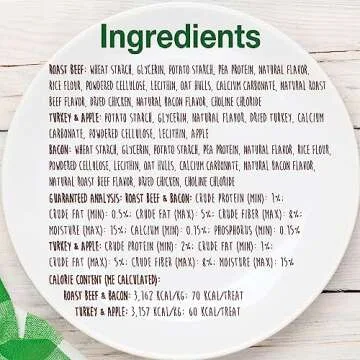 Nylabone Natural Puppy Chews - Long Lasting Treats