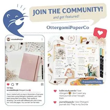 Bullet Dot Journal | A5 Notebook – Hardcover Vegan Grid Journal | 100GSM Paper | 6 Journal Stencils, 140 Stickers, Inner Pocket, Elastic Closure, Pen Holder, Bookmark | The Essential (Rose Gold)