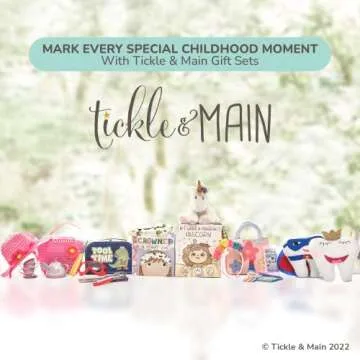 Tickle & Main 3-Piece Tooth Fairy Pillow for Girls & Boys - Includes Pocket Pillow, Dear Tooth Fairy Notepad & Photo Pouch - Kit for Kids 5-10 Years Old