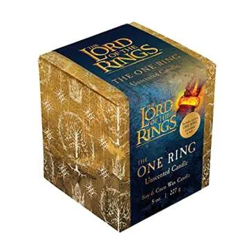 LOTR Glass Candle - Ring of Power Replica Gift for Fans