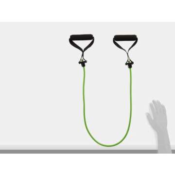 Baseline Power Systems Premium Versa Tube Resistance Tube, Light Resistance, Green, Strength Trainin...