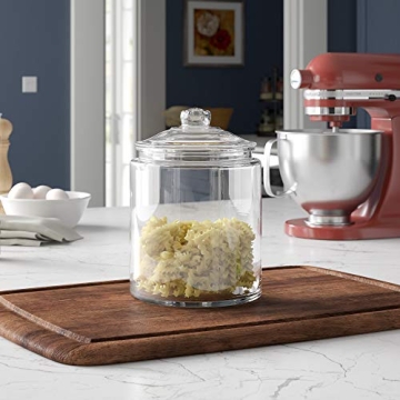 Elegant 3pc Glass Canister Set with Airtight Lids