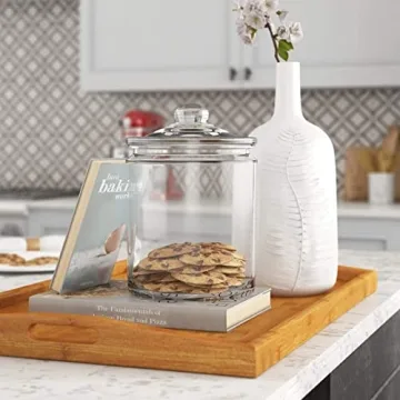 Elegant 3pc Glass Canister Set with Airtight Lids