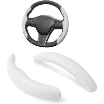 BASENOR Tesla Model 3/Y Steering Wheel Cover Carbon Fiber