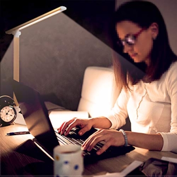 Dimmable LED Desk Lamp with USB Charging – Eye Caring & Stylish