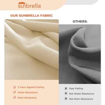 Grand patio 10X10 FT Offset Umbrella for Outdoor Shade