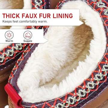 KIFIWUI Cozy Fur-Lined Mini Boots for Women
