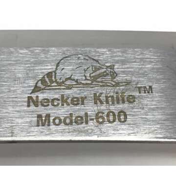 Necker Fleshing Knife #600: Premium Dual-Function Tool for Hide Fleshing