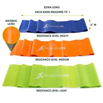 ProsourceFit Resistance Bands Set - Versatile & Durable