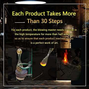 YOXSUNY Snail Shape Wine Decanter - Hand Blown Crystal Glass Gift