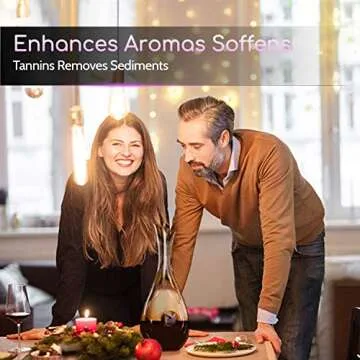 YOXSUNY Snail Shape Wine Decanter - Hand Blown Crystal Glass Gift