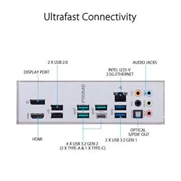 ASUS Prime Z490-A LGA 1200 (Intel® 10th Gen) ATX Motherboard (14 DrMOS Power Stages,Dual M.2, Intel® 2.5 Gb Ethernet, USB 3.2 Front Panel Type-C, Thunderbolt™ 3 Support, Aura Sync RGB)