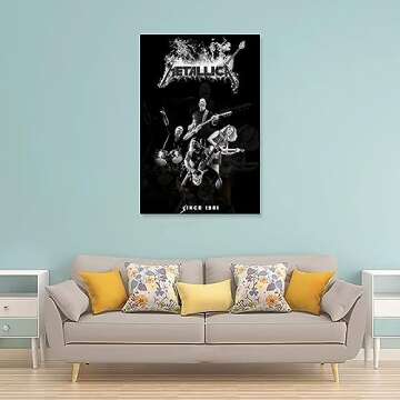 WaAyb Metallica Music Star Album Cover Decorative Family House Art Poster Unframed 12x18inch(30x45cm...