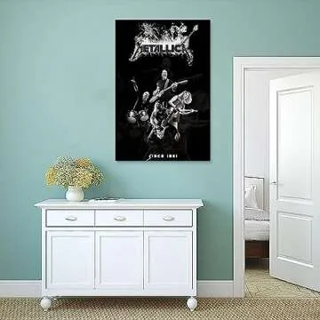 WaAyb Metallica Music Star Album Cover Decorative Family House Art Poster Unframed 12x18inch(30x45cm)