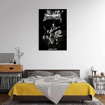 WaAyb Metallica Music Star Album Cover Decorative Family House Art Poster Unframed 12x18inch(30x45cm)