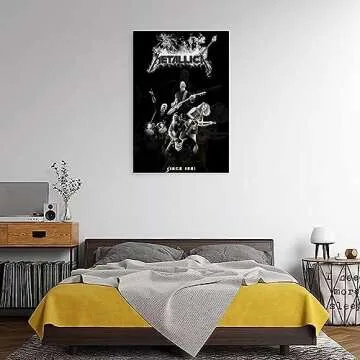 WaAyb Metallica Music Star Album Cover Decorative Family House Art Poster Unframed 12x18inch(30x45cm)