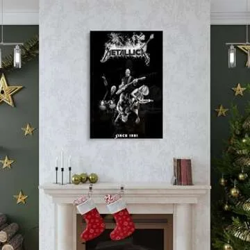 WaAyb Metallica Music Star Album Cover Decorative Family House Art Poster Unframed 12x18inch(30x45cm)