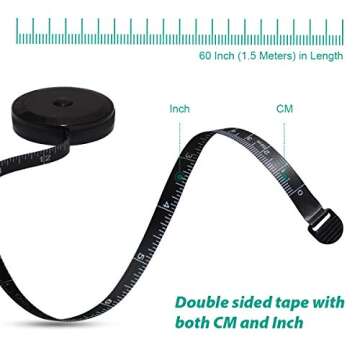 Portable Tape Measure for Body & Fabric Measuring Tool