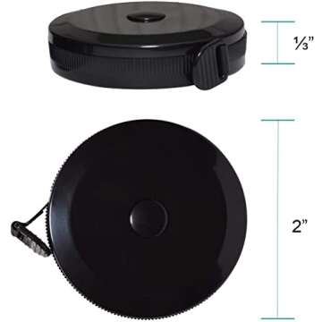 Portable Tape Measure for Body & Fabric Measuring Tool