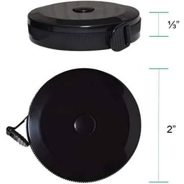 Portable Tape Measure for Body & Fabric Measuring Tool