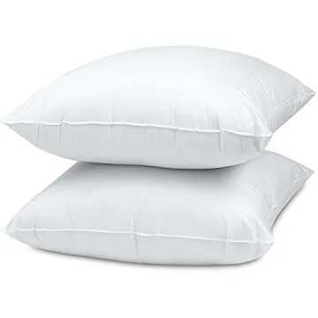 AllerEase Hypoallergenic Euro Pillow Pack of 2 with Warranty