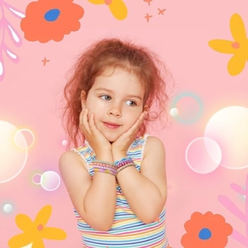 Yowivon Colorful Handmade Stretch Bracelets Set for Women