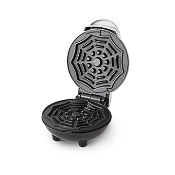 Dash Spiderweb Mini Waffle Maker for Fun Halloween Treats!