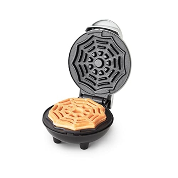 Dash Spiderweb Mini Waffle Maker for Fun Halloween Treats!